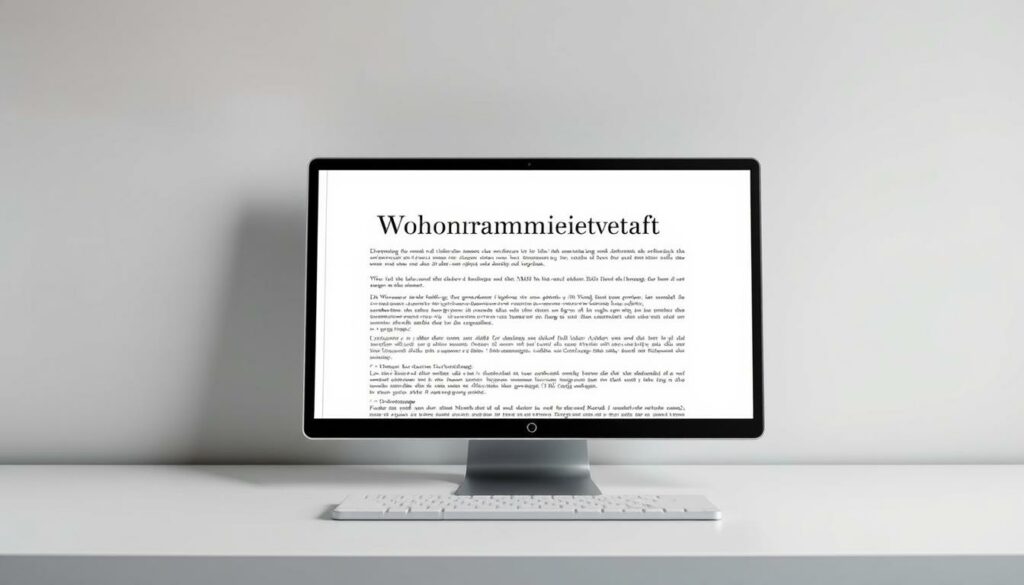 Wohnraummietvertrag Word Vorlage hier kostenlos downloaden