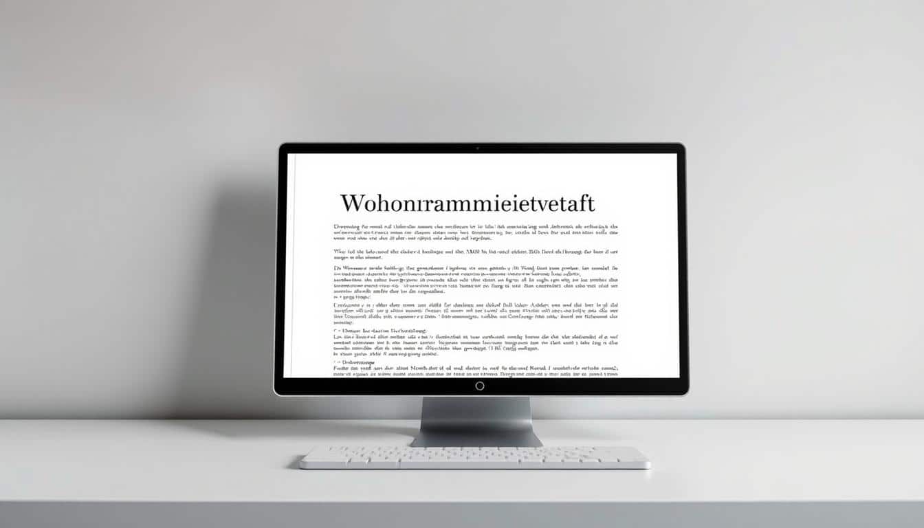 Wohnraummietvertrag Word Vorlage hier kostenlos downloaden