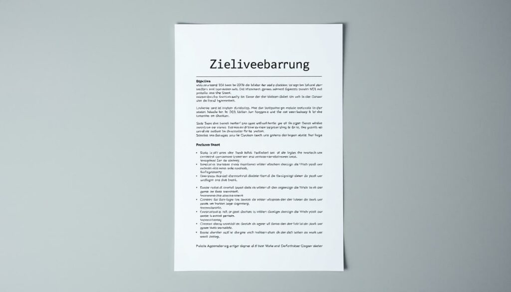 Zielvereinbarung Word Vorlage hier kostenlos downloaden