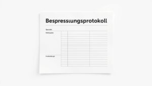 Besprechungsprotokoll Word Vorlage hier kostenlos downloaden