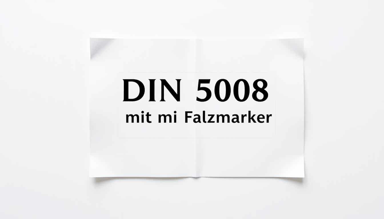 DIN 5008 mit Falzmarken Word Vorlage hier kostenlos downloaden