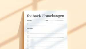 Feedback Fragebogen Word Vorlage hier kostenlos downloaden