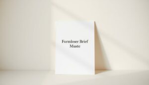 Formloser Brief Word Vorlage hier kostenlos downloaden