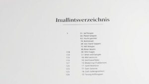 Inhaltsverzeichnis Word Vorlage hier kostenlos downloaden