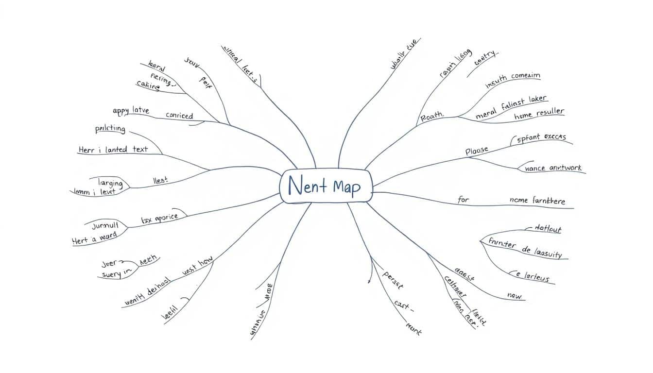 Mindmap zum Ausfüllen Word Vorlage hier kostenlos downloaden