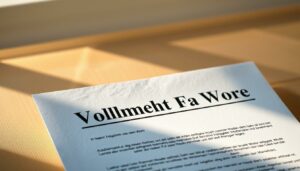 Vollmacht Behörde Word Vorlage hier kostenlos downloaden